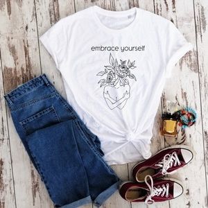 Embrace yourself shirt minimalistic modern tee